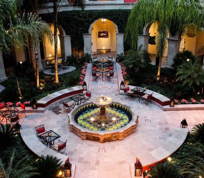 Rosewood Hotel-San Miguel de Allende-Guanajuato-patio-exterior
