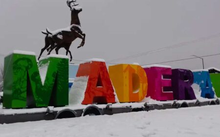 Madera, Chihuahua, el pueblo nevado que llega hasta 20º bajo cero