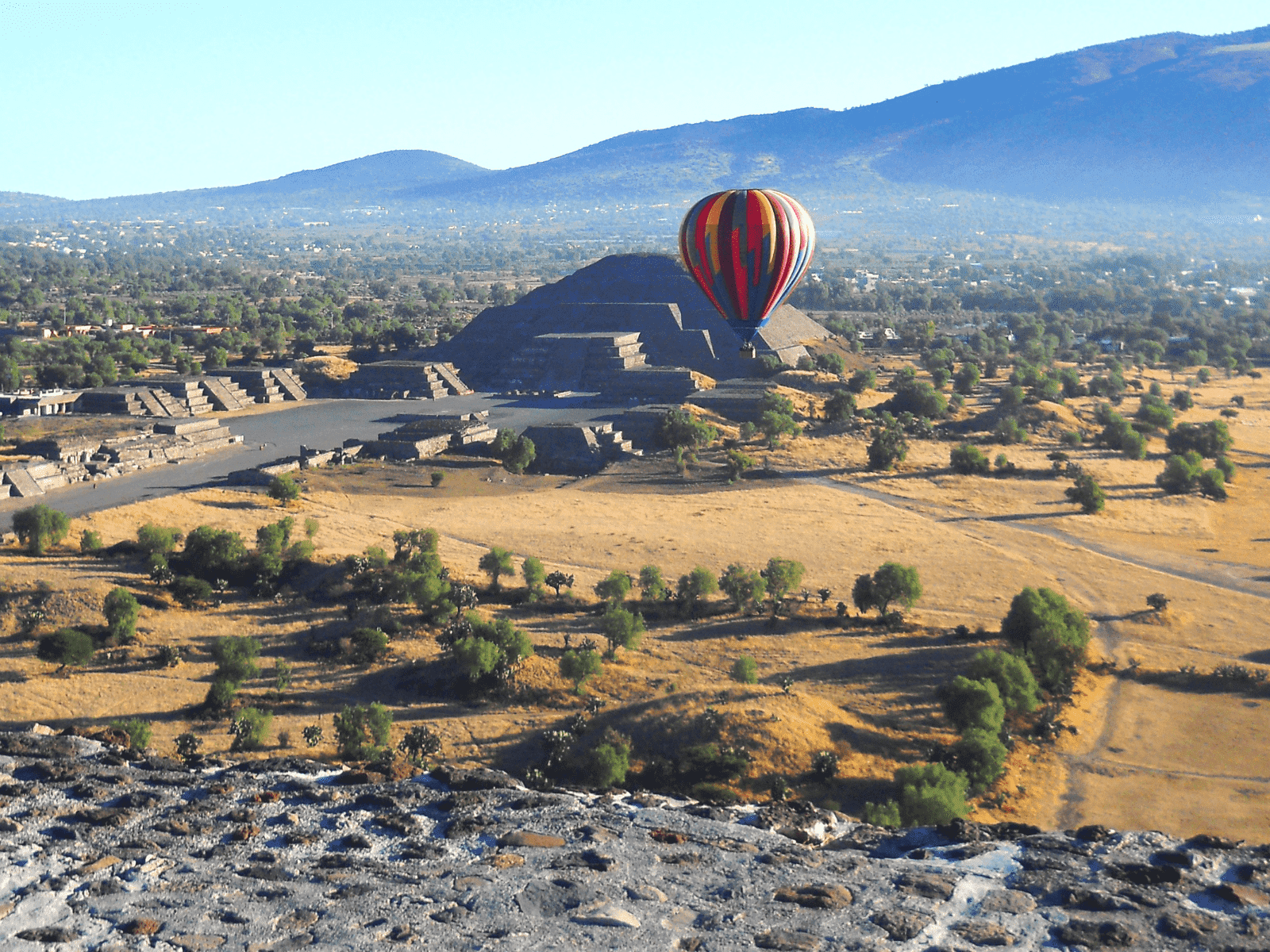 Diversión en Teotihuacán