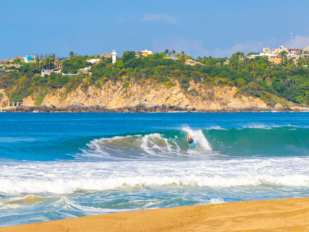 Playas para practicar surf en México